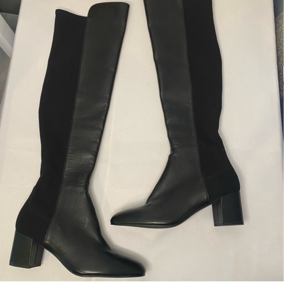 Stuart Weitzman Womens 5050 Yuliana Over The Knee Block heel Boots Size 6.5 - Picture 11 of 15